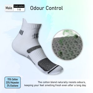Men's Cotton Blend Crew Socks (6 Pairs) - Soft and Breathable, Two Colors, Size 7-10